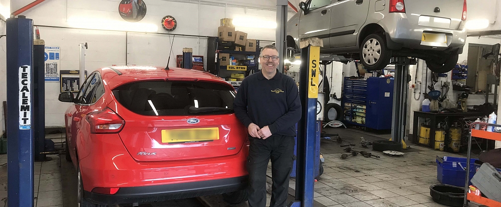 High Bank Service Station - our mechanics at work