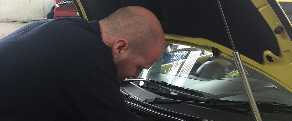 High Bank Service Station - our mechanics at work